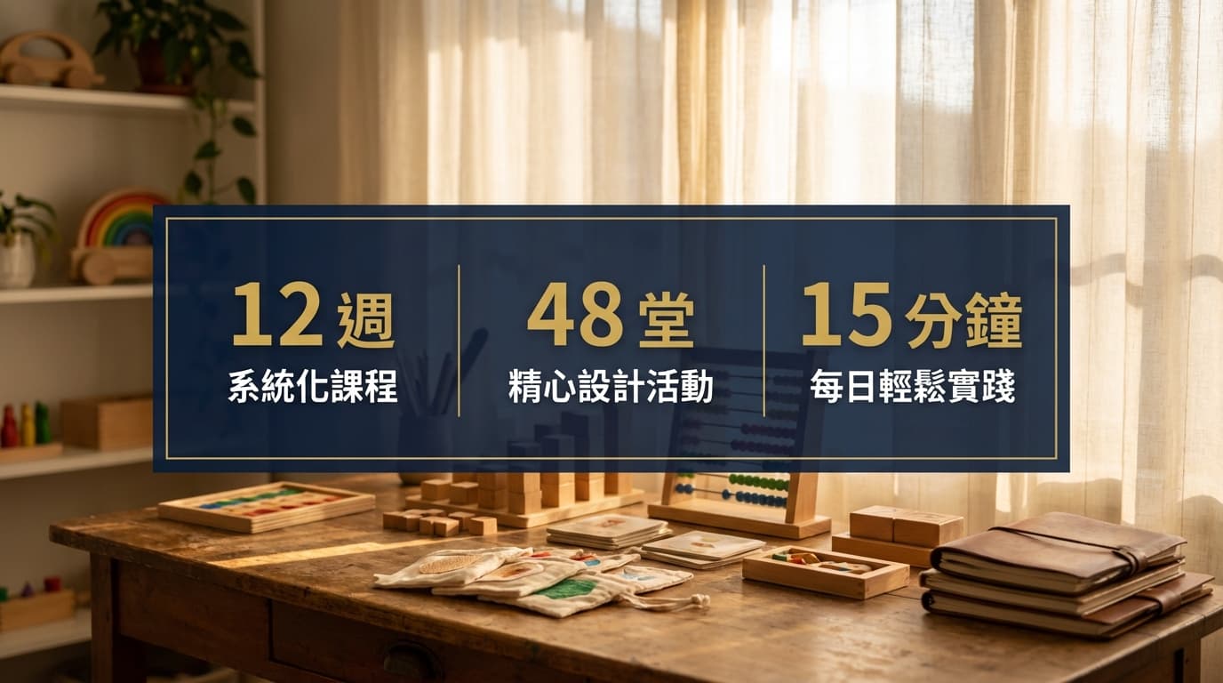 12週 × 48堂 × 每日15分鐘