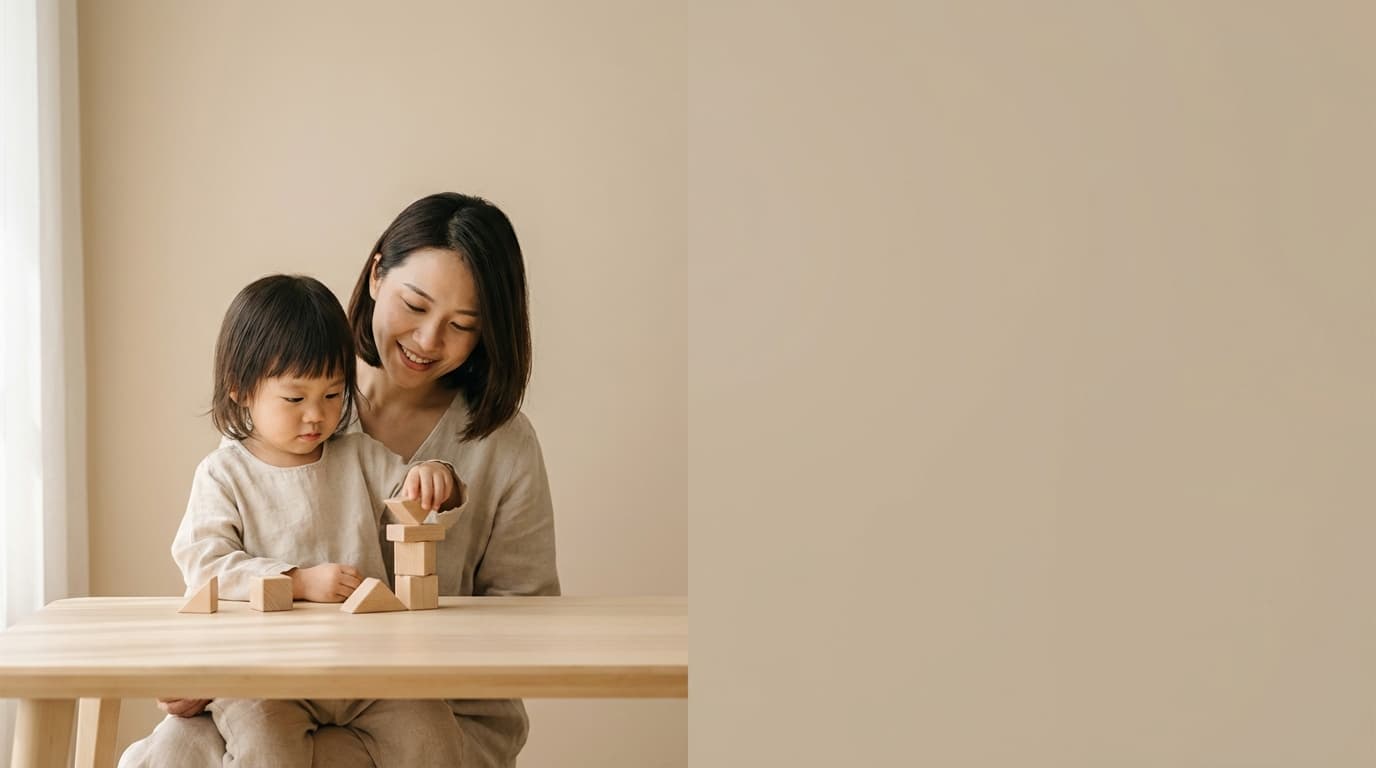 溫暖的親子互動場景