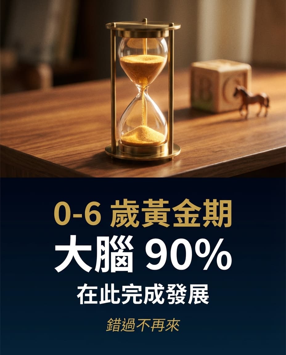 0-6歲大腦90%在此完成發展