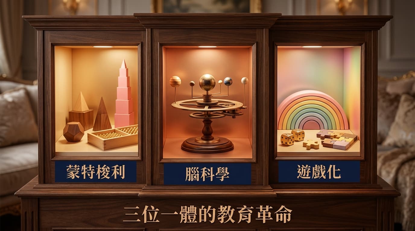 蒙特梭利 × 腦科學 × 遊戲化